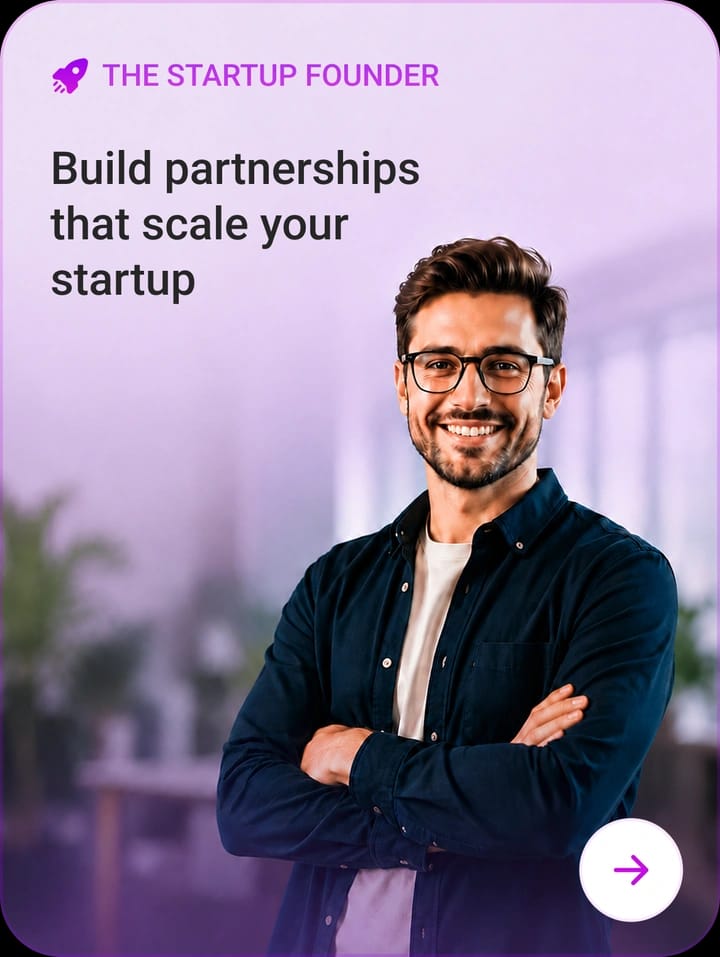 Varmodel startup founder partnership card